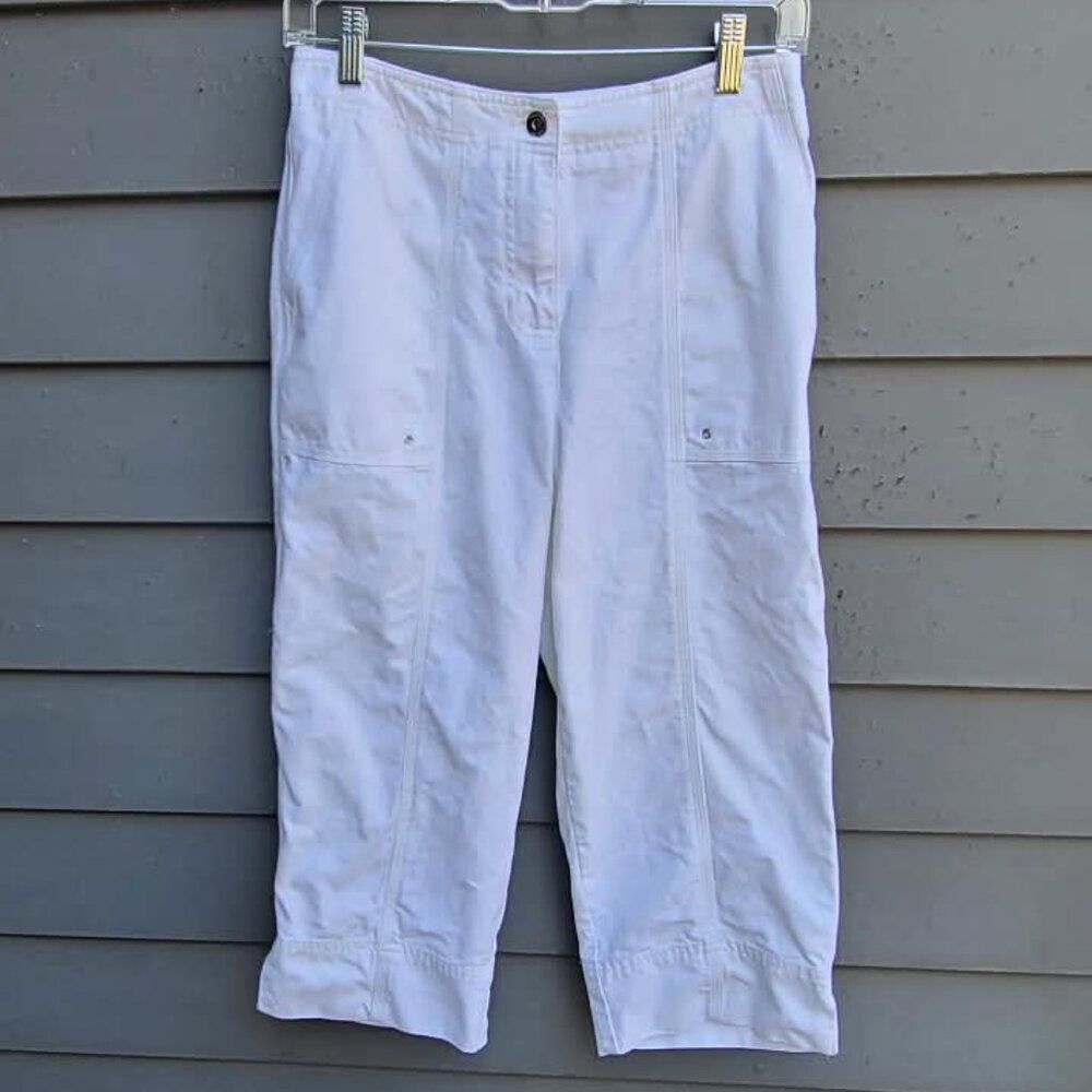 Lauren Ralph Lauren White Cropped Jeans size 6P